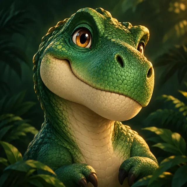 T-rex หยก · 3D