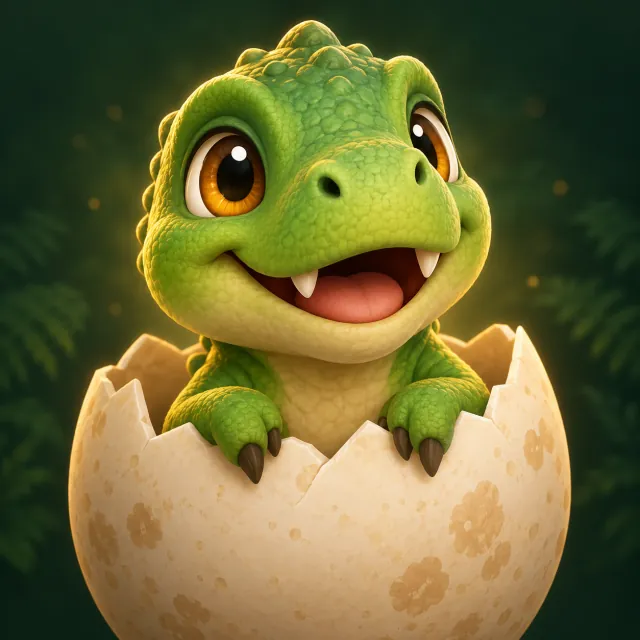 Dino เพิ่งฟัก · 3D